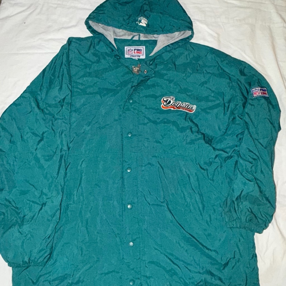 NFL vintage Dolphin Windbreaker Jacket
